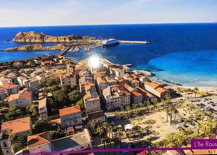 T4 Très Bien Situé Et Climatisé * LʼÎle-Rousse